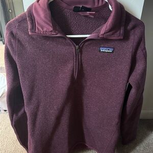 Patagonia Maroon Fleece Pullover